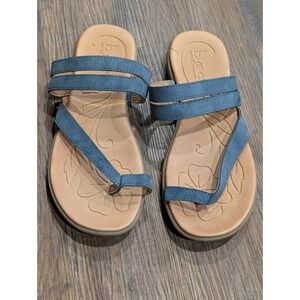 B.O.C. born concepts womens Blue strappy chk23 sandals Size 9M open toe
